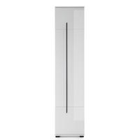 STAURAUMSCHRANK M12 Weiß Hochglanz 45/200/35 cm - Weiß Hochglanz, Holzwerkstoff (45/200/35cm) - Livojo