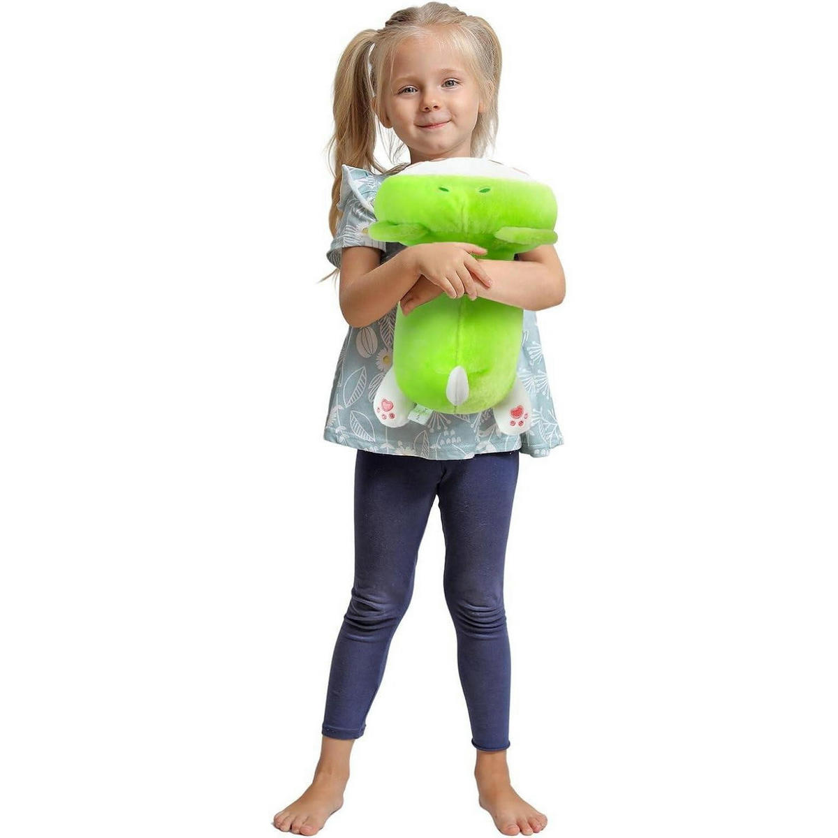 PLÜSCHTIER Frosch Katze 30 cm - Grün, Textil (20/20cm)