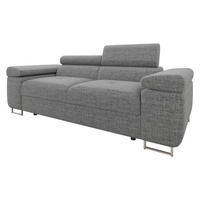 SOFA Torezio 2 - Hellgrau, Holz/Textil (198/90/102cm) - MIRJAN24