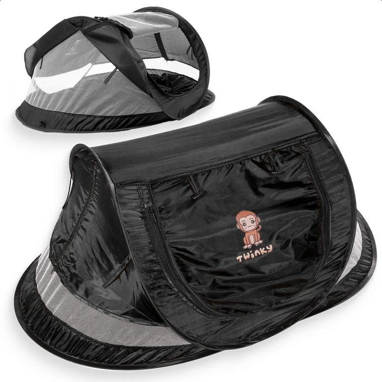 Twinky Reisebett Schwarz 107x40 cm