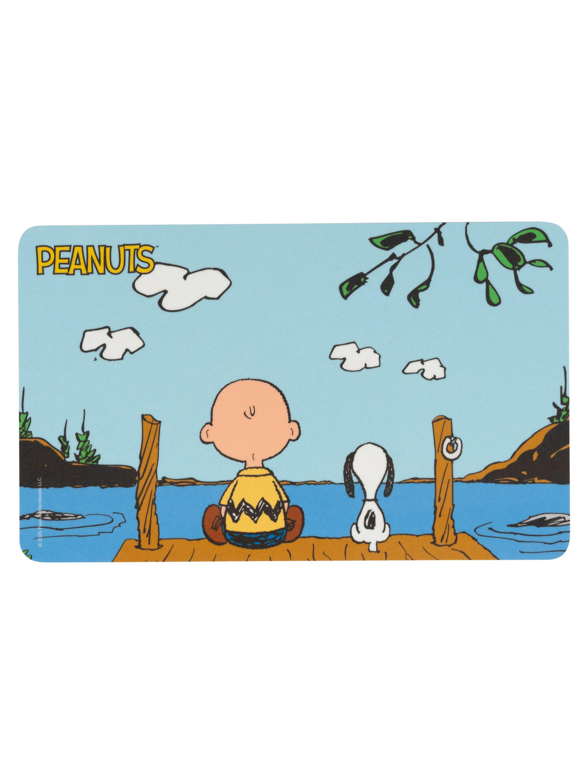 BRETTCHEN The Peanuts Snoopy See Charlie Brown Blau 14,5 x 23,5 cm - Blau, Kunststoff (14.5/23.5cm) - United Labels
