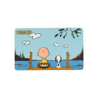 BRETTCHEN The Peanuts Snoopy See Charlie Brown Blau 14,5 x 23,5 cm - Blau, Kunststoff (14.5/23.5cm) - United Labels