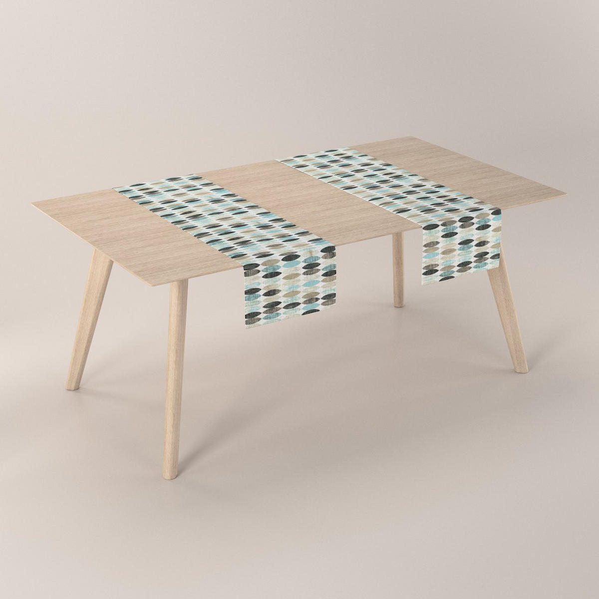 TISCHLÄUFER Modern blau, 40x130 cm - Blau, Textil (40/130cm) - Dekoria