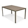 GARTENTISCH Bosano Braun, mit Dunkelbraun Beine - Braun, Holzwerkstoff (150/90/74cm) - Bettso