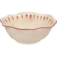 SALATSCHÜSSEL Domitilla Magenta - Multicolor, Keramik (24cm) - Rose & Tulipani