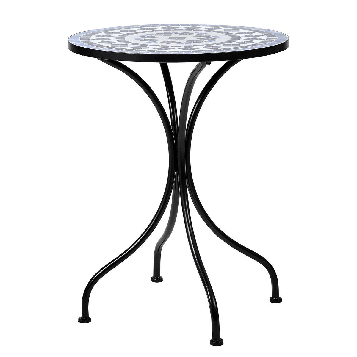 BEISTELLTISCH Palazzo - Blau, Metall (55/55/73cm) - Butlers