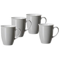 KAFFEEBECHER Doppio Grau 320 ml 4er Set - Grau, Keramik (0.32L) - Ritzenhoff Breker
