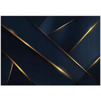 FOTOTAPETE Abstrakt Glamour Blau 250x175 cm - Multicolor, Papier (250/175cm) - Wallarena