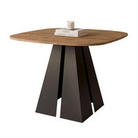 AUSZIEHTISCH ZELO 120/60/76 cm, Schwarz / Lefkas-Eiche - Schwarz/Eiche San Remo, Holzwerkstoff/Metall (60/120/76cm) - Idohome