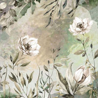 FOTOTAPETE Blumen 300 x 280 cm - Pink, Papier (300/280cm) - Sanders & Sanders