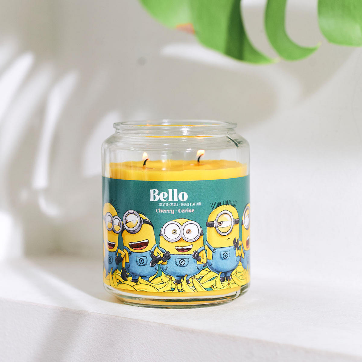 DUFTKERZE Minions - Multicolor, Naturmaterialien/Glas (12.5cm)