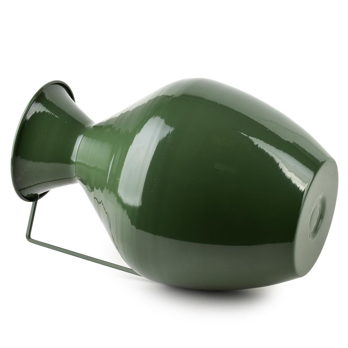 VASE Roger Grün 15,7x25xh37 cm Metall - Grün, Metall (37cm) - Mondex