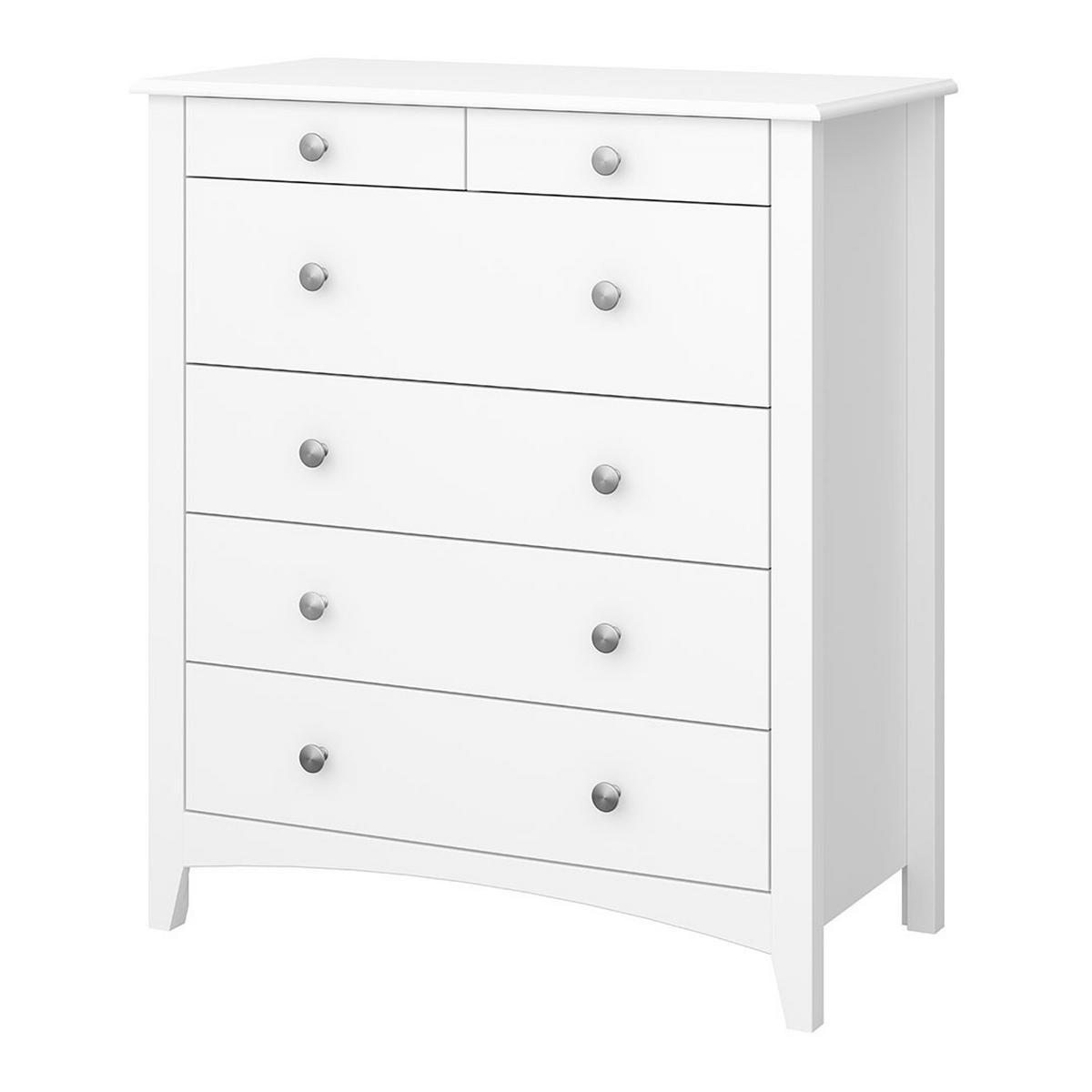 KOMMODE Mulon Weiß 80/40/95 cm - Weiß, Holz (80/95/40cm) - ebuy24
