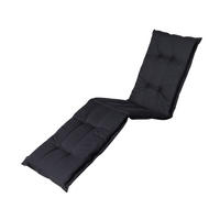 LIEGENAUFLAGE Basic 200/65 cm - Schwarz, Textil (65/7/200cm) - Madison