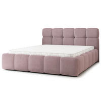 POLSTERBETT FARU SR 180x200 cm mit Bettkästen - Rosa - Rosa, Holz (180/200cm) - MASSENO