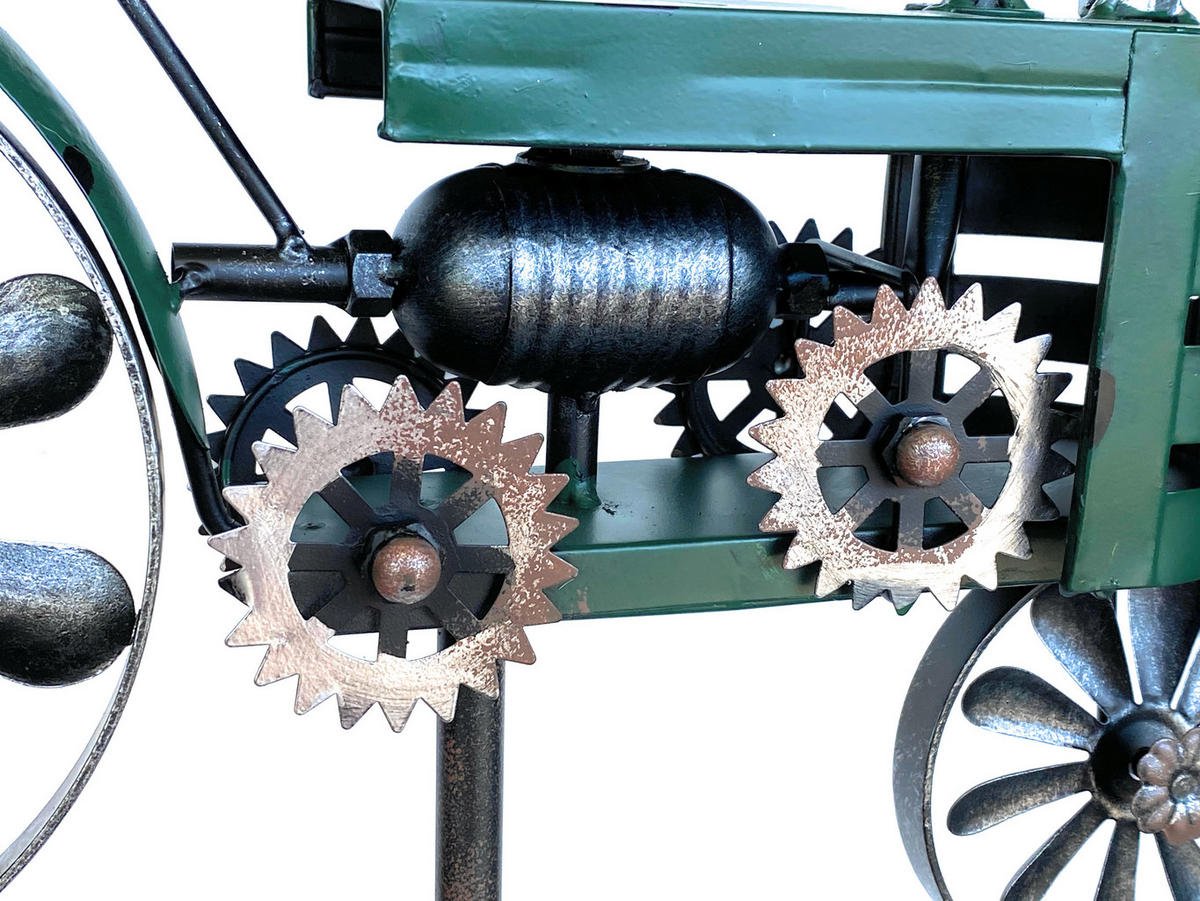 GARTENSTECKER Metall Traktor XL 160 cm Trecker Grün - Grün, Metall (45/160/9.5cm) - DanDiBo