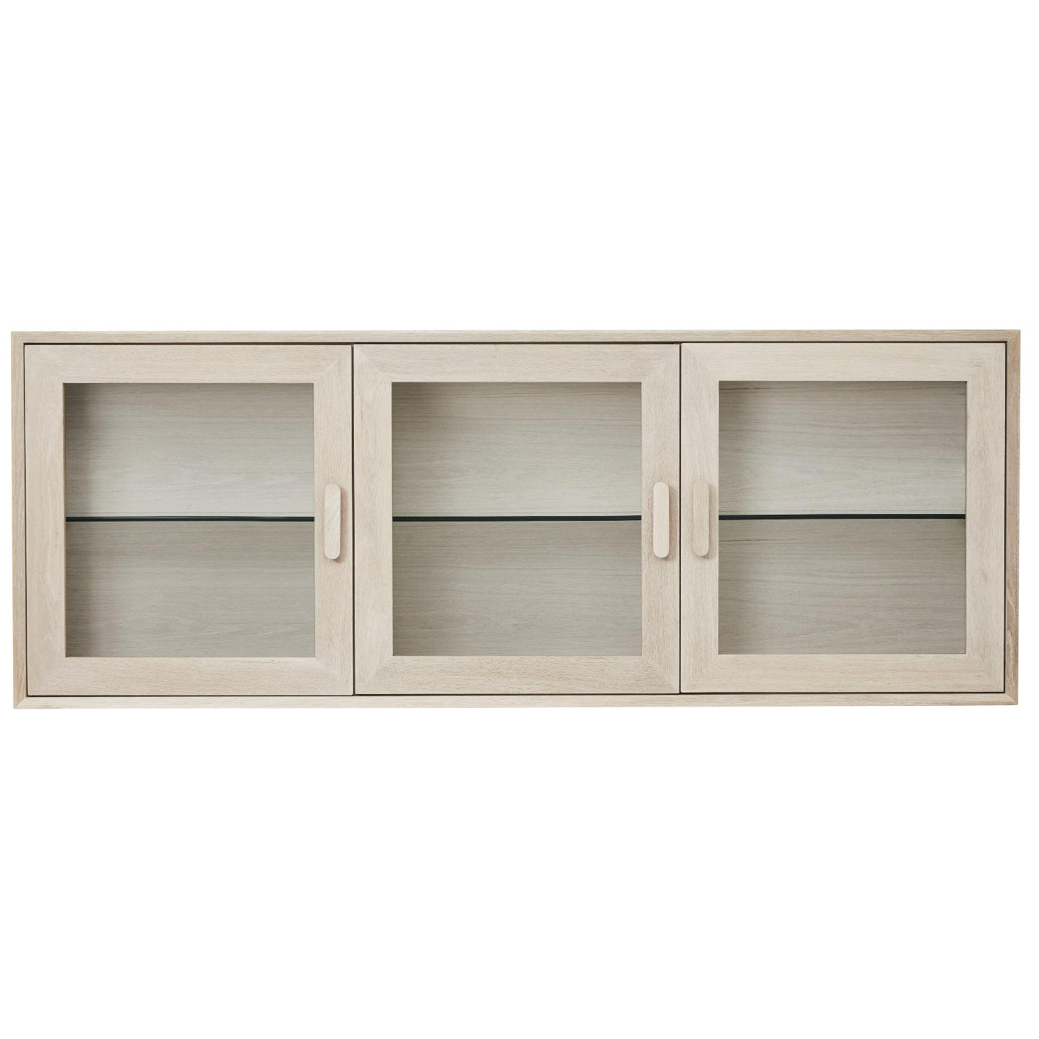 VITRINE Eiche massiv - Eichefarben, Holz/Holzwerkstoff (160/60/34cm) - Furnhouse