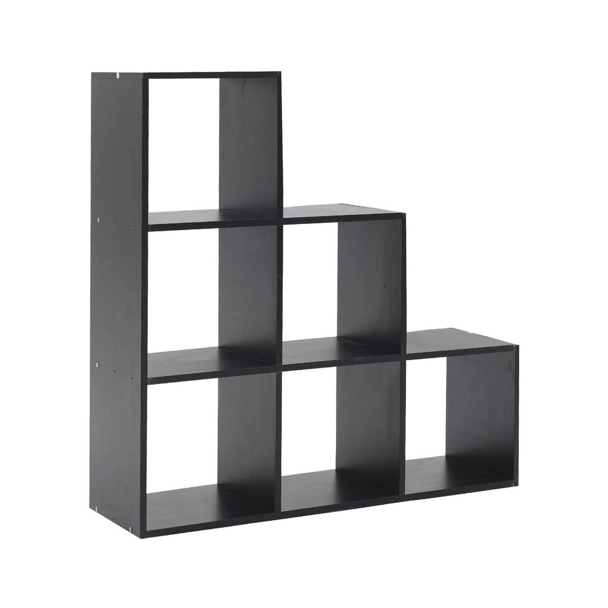 BÜCHERREGAL Schwarz 29/98/98 cm - Schwarz, Holzwerkstoff (29/98/98cm) - Mobili Rebecca