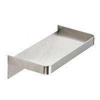 BADEWANNENABLAGE – 18 x 9,5 x 5,5 cm – Silber - Silberfarben, Metall (19/6/11cm)