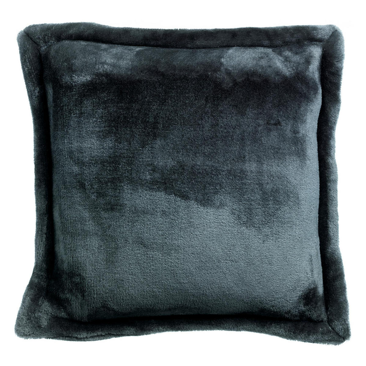 KISSEN Tender aschegrau 50 x 50 cm - Schwarz, Textil (50/50cm) - Vivaraise