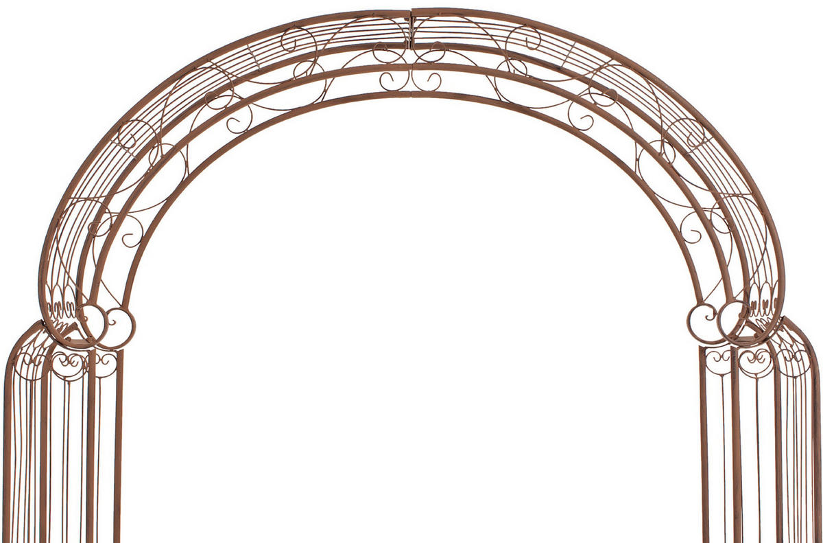 ROSENBOGEN Alesy antik braun - Braun, Metall (163/239.5/34cm) - TPFGarden
