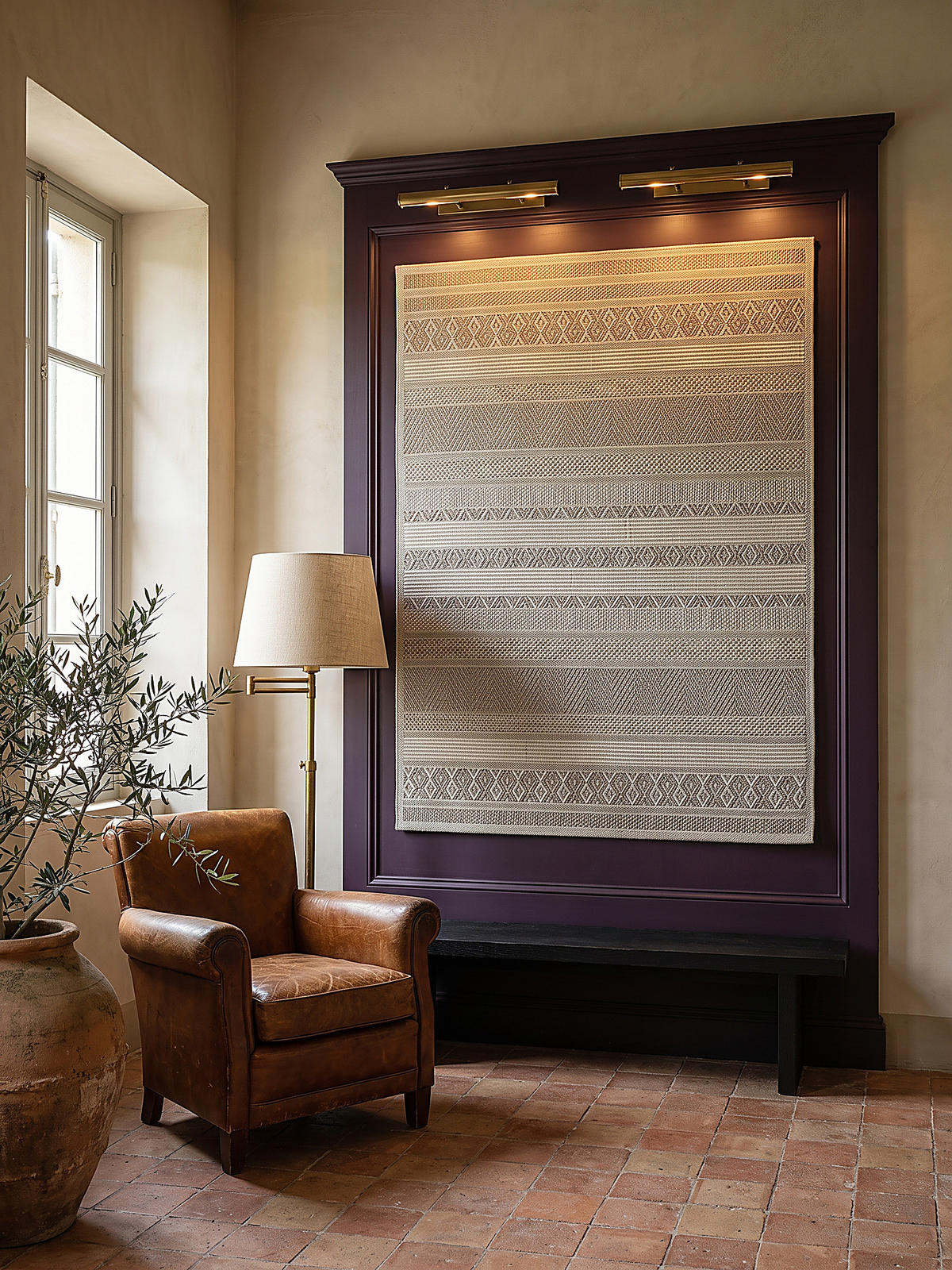 TEPPICH Flachgewebe ESERA Gestreift Polypropylen Beige 80 x 150 cm - Beige, Textil (80/150cm) - KADIMA DESIGN