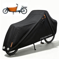 LASTENRAD Abdeckung 420D Oxford Wasserdicht 270x100x75cm - Schwarz, Textil (100/75/270cm)