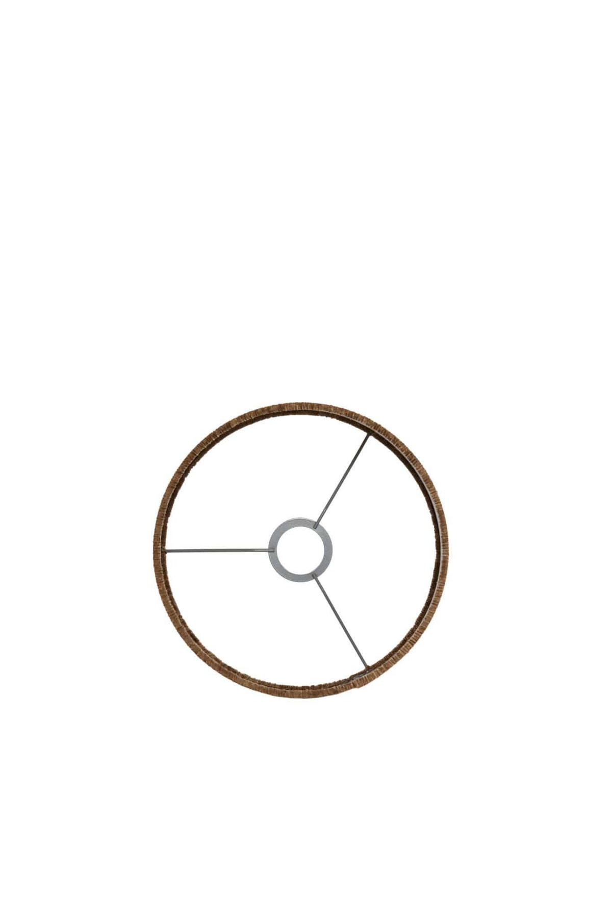 LAMPENSCHIRM Flair Braun 25/25/18 cm - Braun, Textil (25/25/18cm) - Light & Living