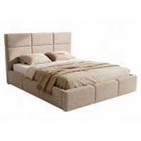 POLSTERBETT Celine - Eichefarben/Creme, Holz/Kunststoff (140/200cm) - Sofnet