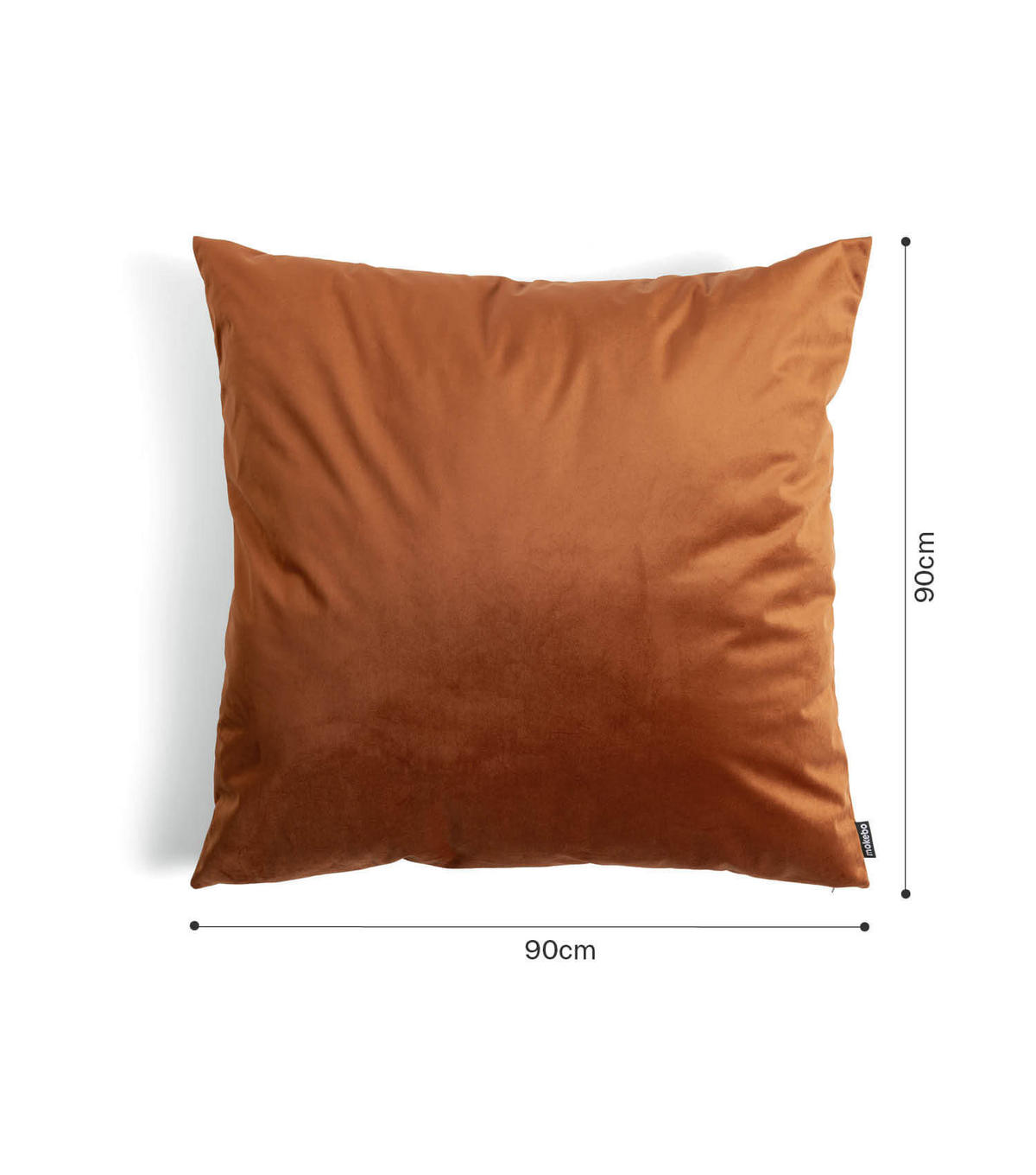 SOFAKISSEN Hug - Orange, Textil (90/10cm) - Mokebo
