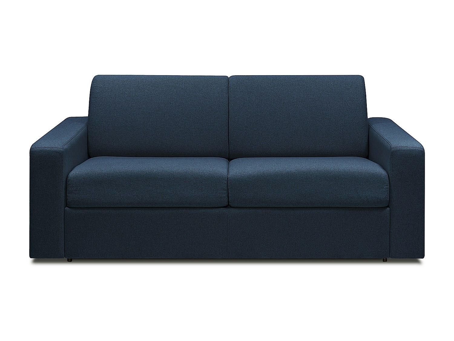 SCHLAFSOFA - 3 Personen - Stoff - Marineblau - - Dunkelblau, Textil (223/85/223cm) - Vente-Unique