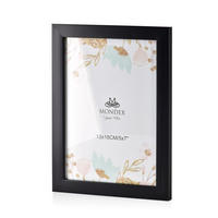 BILDERRAHMEN Adi Schwarz 20/15/1 cm Kunstoff - Schwarz, Kunststoff (15/1/20cm) - Mondex