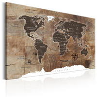 KUNSTDRUCK Braun 60/40 cm - Weiß/Braun, Textil (60/40cm) - KUNSTLOFT