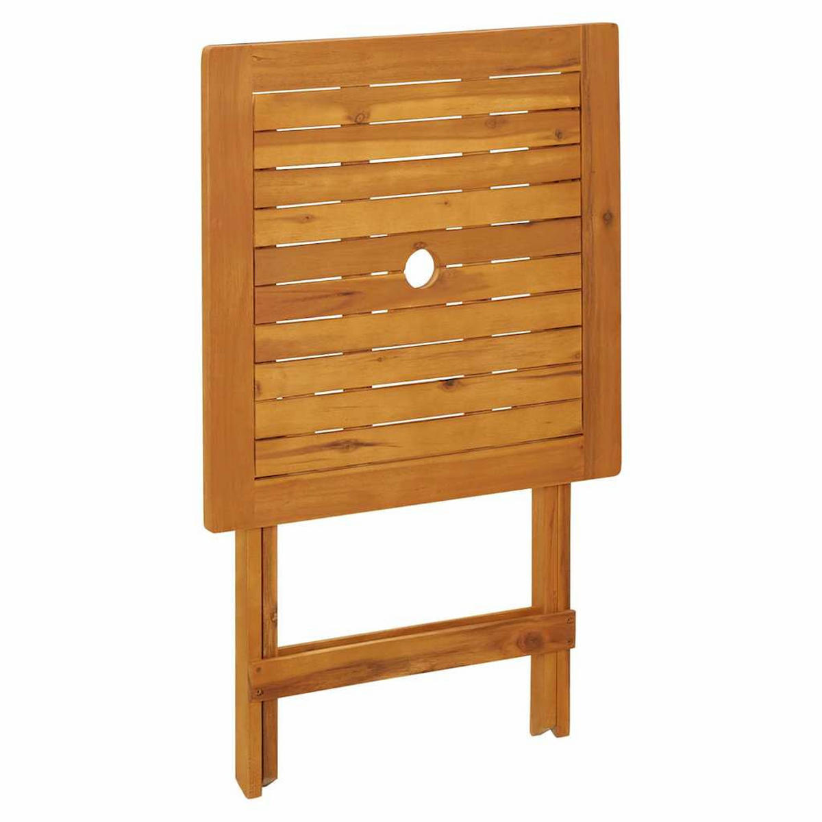 GARTENTISCH Tischgan 60/75/60 cm - Hellbraun, Naturmaterialien (60/60/75cm) - ZMH