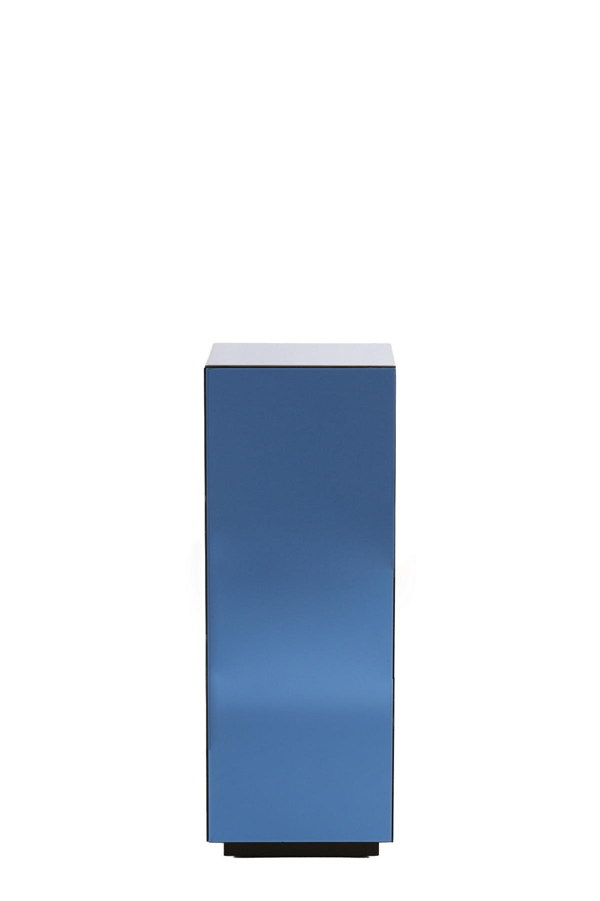 BLUMENSÄULE Daxton Blau 30/30/80 cm - Blau, Glas (30/30/80cm) - Light & Living