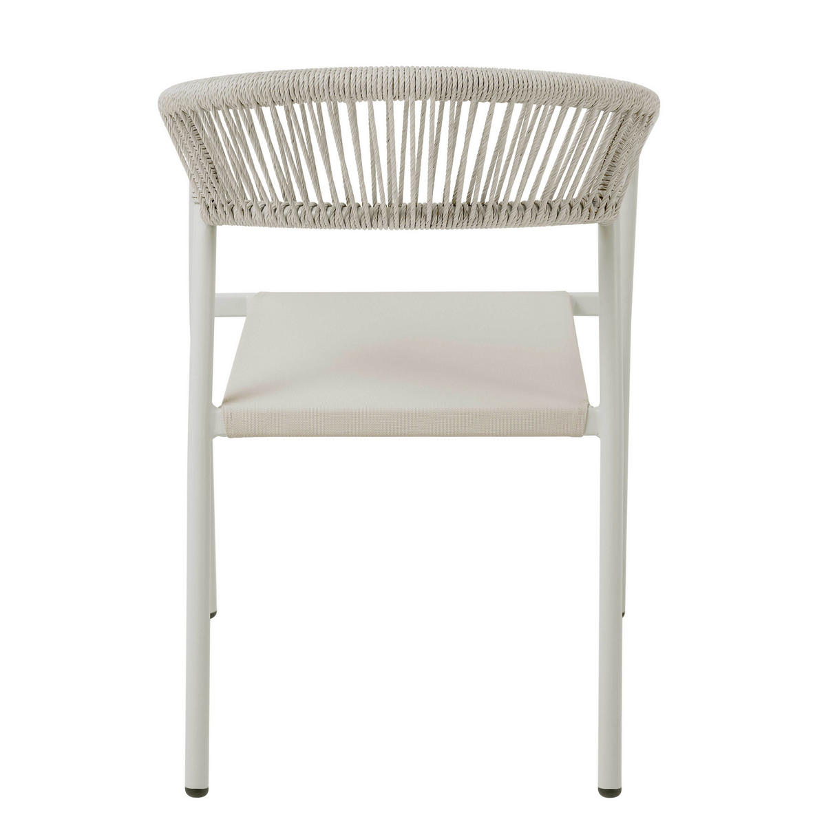 GARTENSTUHL, Nocera, beige - Beige, Metall (59.5/79/55cm) - Oviala