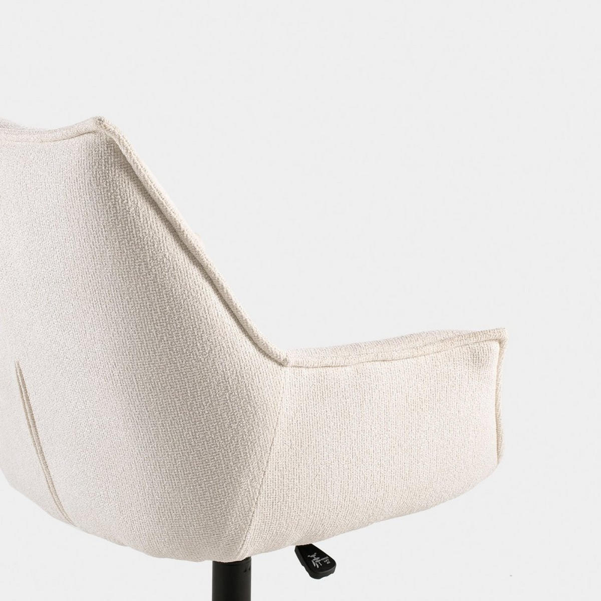 SCHREIBTISCHSTUHL Holger Beige 63 cm x 88-96 cm - Beige, Metall (63/88/63cm)