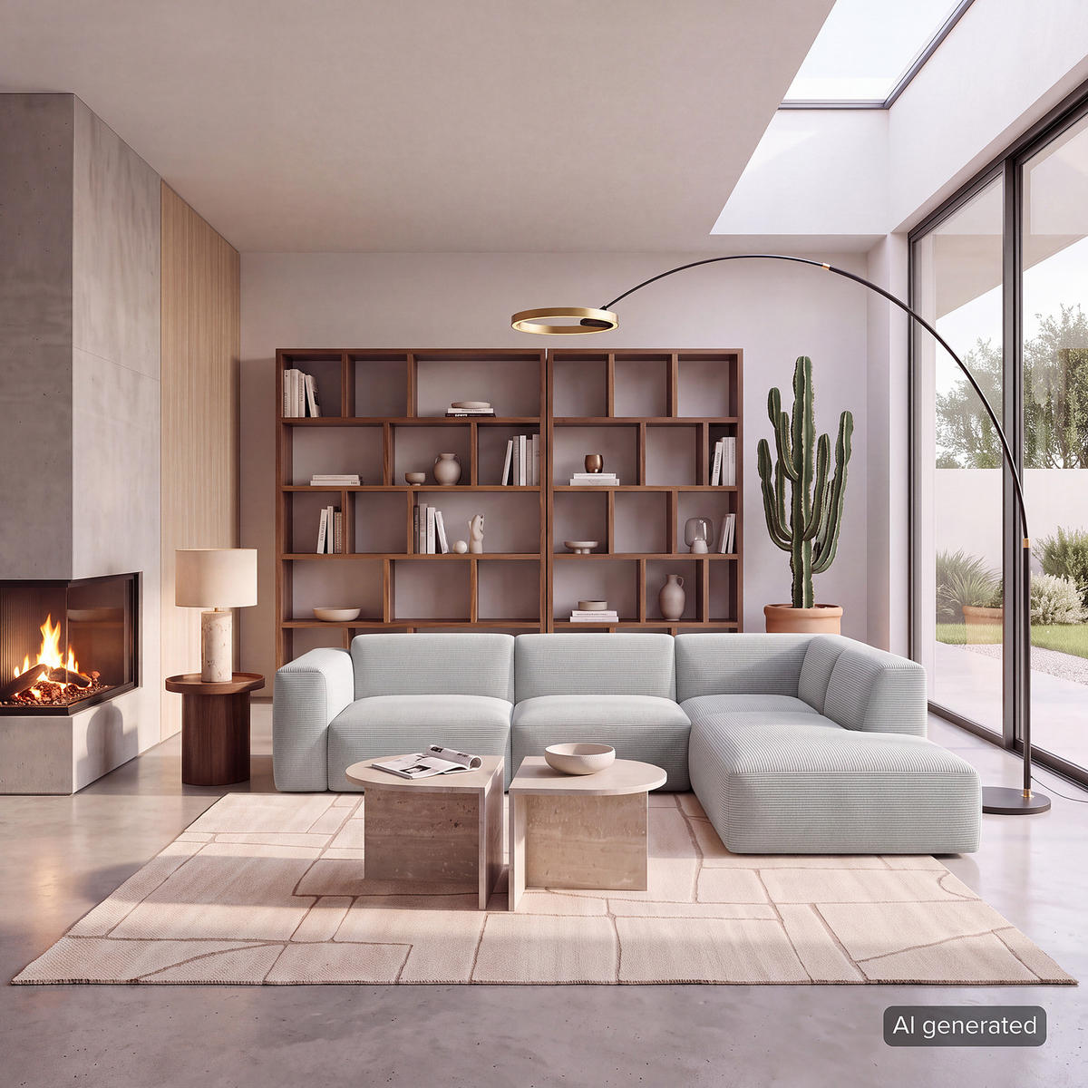 3-SITZER ECKSOFA mit Recamiere - Schwarz/Grau, Kunststoff/Textil (295/231cm) - home24