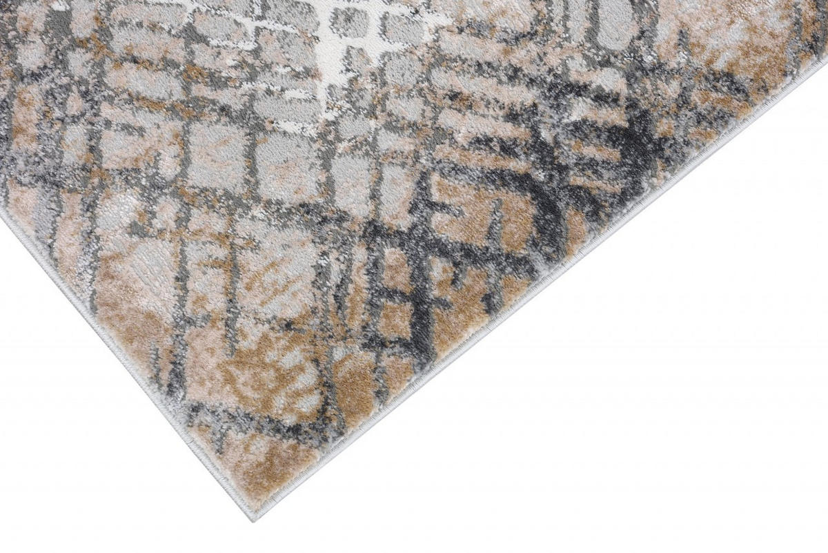 KOBEREC béžový grafitový krémový - 80 x 150 cm - sivohnedá, textil (80/150cm) - Mazovia