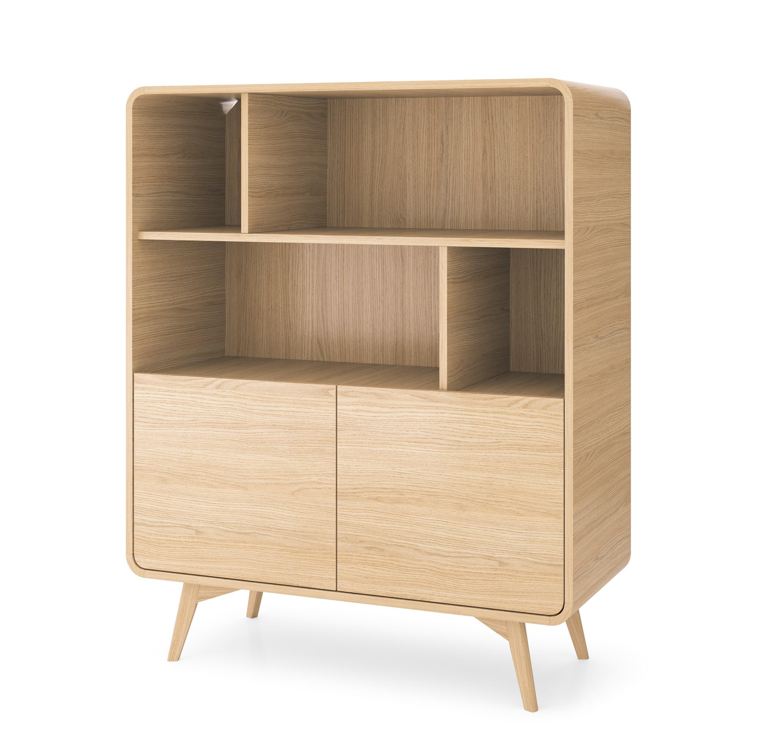 BÜCHERREGAL Velion Vincenza Eiche - Eichefarben, Holzwerkstoff (180/53/39cm) - Bettso