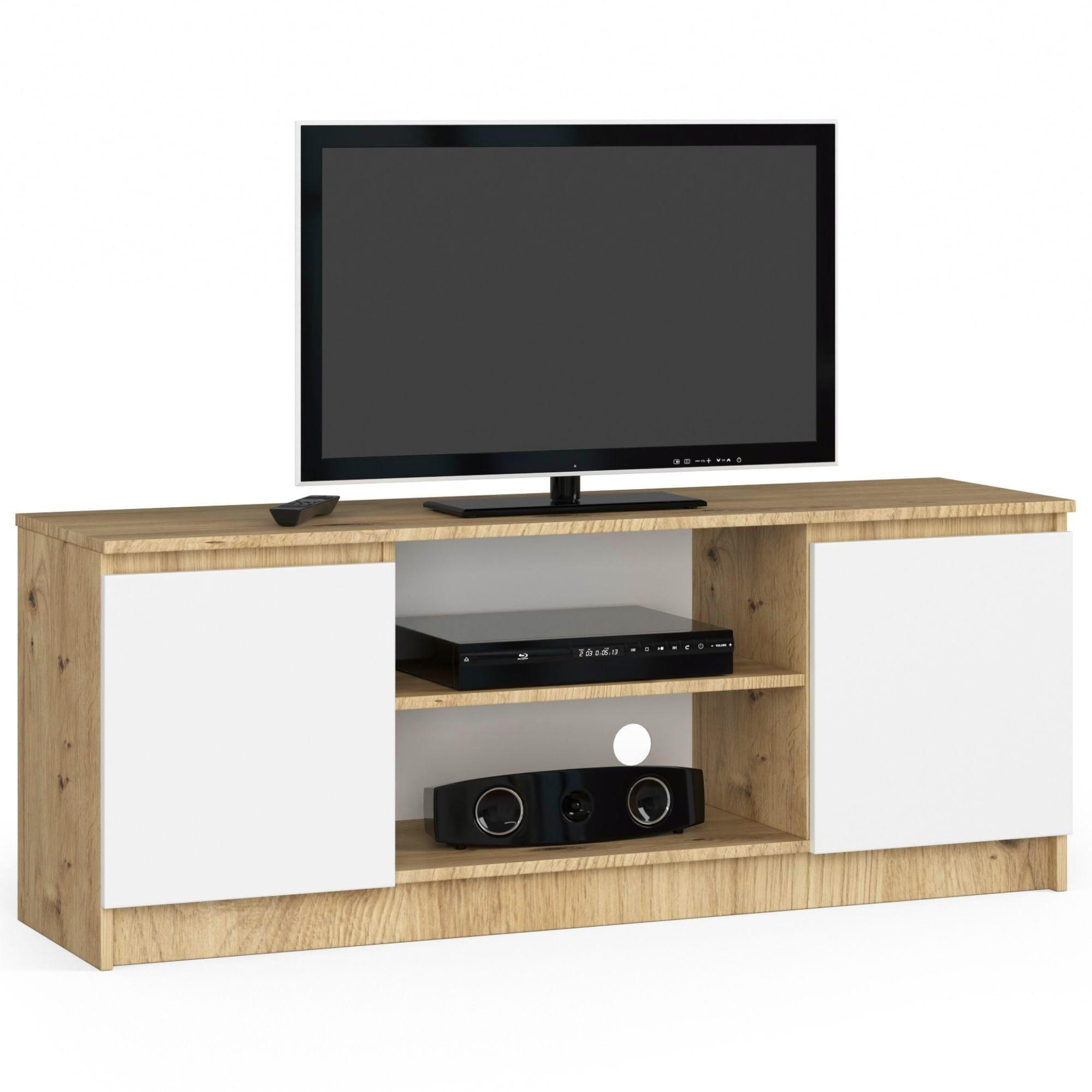 RAUMHIRSCH FURNITURE LOWBOARD dub Artisan, bílá 55/140/40
