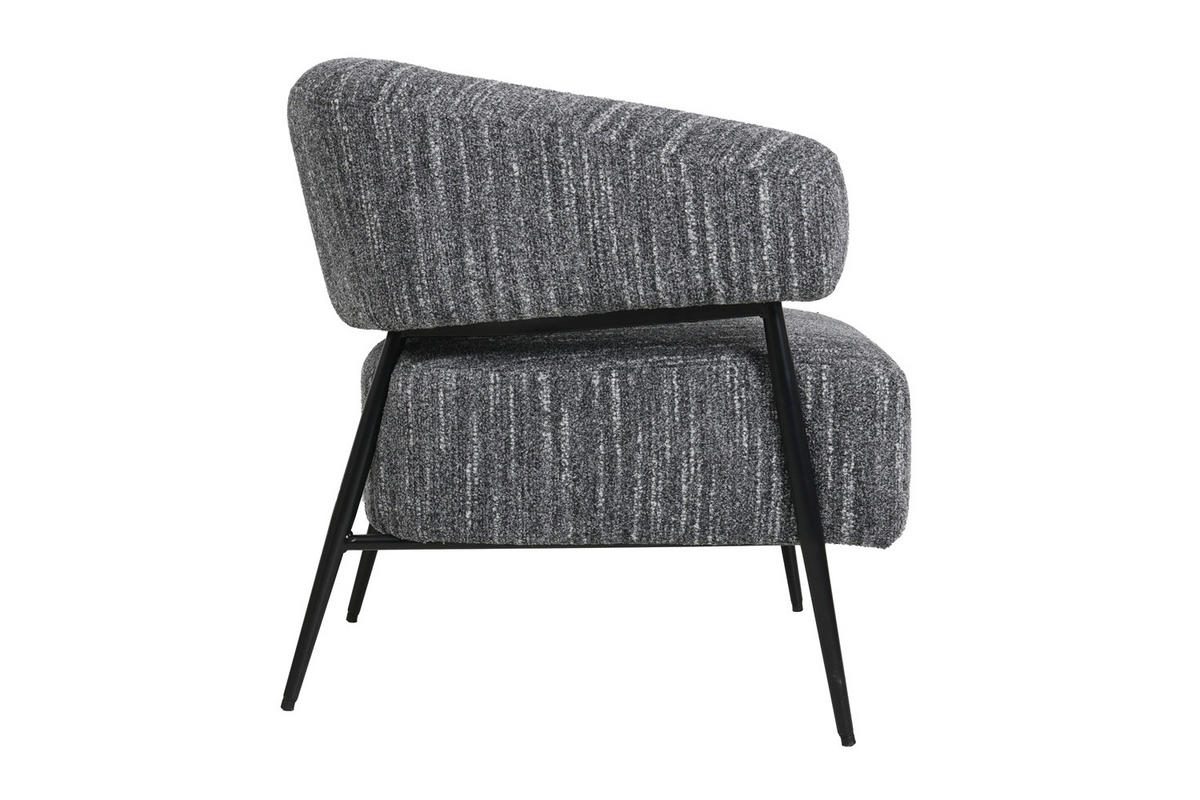 SESSEL Vendo, Webstoff, Grau - Grau, Textil (74/78/86cm) - dasmöbelwerk