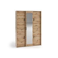 GARDEROBENSCHRANK BENVENO 150/21040 Modern Garderobenschrank Eiche Artisan - Eiche Artisan, Holzwerkstoff (150/210/40cm) - MASSENO