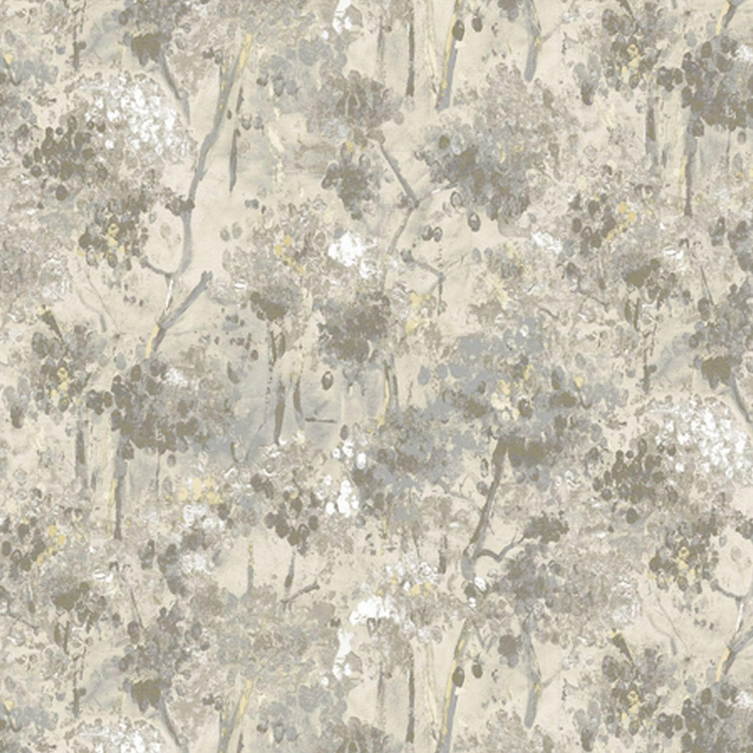 FOTOTAPETE Blumenmuster 424 x 280 cm - Beige, Papier (424/280cm) - Sanders & Sanders