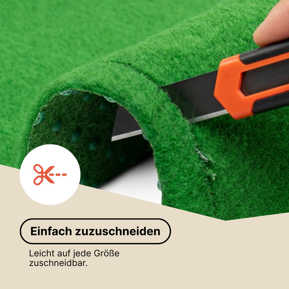 KUNSTRASEN Magic Forest 6,5 mm – Rasenteppich für Balkon, Terrasse & Garten, wetterfest 100/1000 cm - Grün, Textil (100/1000cm) - Tapiso