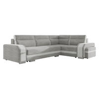 ECKSOFA Assan, Seite: Rechts - Chromfarben/Hellgrau, Holz/Kunststoff (305/205cm) - MIRJAN24