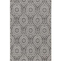 OUTDOORTEPPICH Cleo Weiß/Schwarz 240x340 cm - Weiß, Textil (240/340cm) - benuta Nest