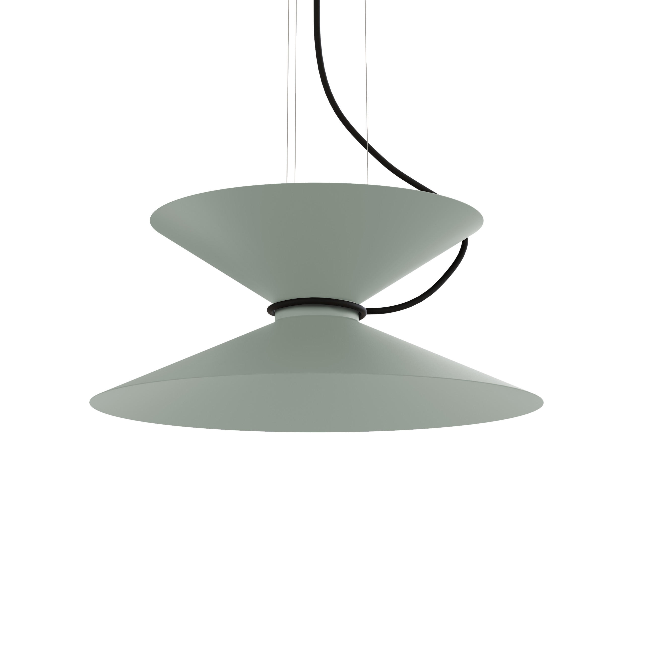 HÄNGELEUCHTE - Grün, Metall (40/40/20cm) - Lumicom