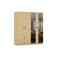 DREHTÜRENSCHRANK - Schrank LAUX 180 - Eichefarben, Holzwerkstoff (180/205/52.2cm) - Möblo