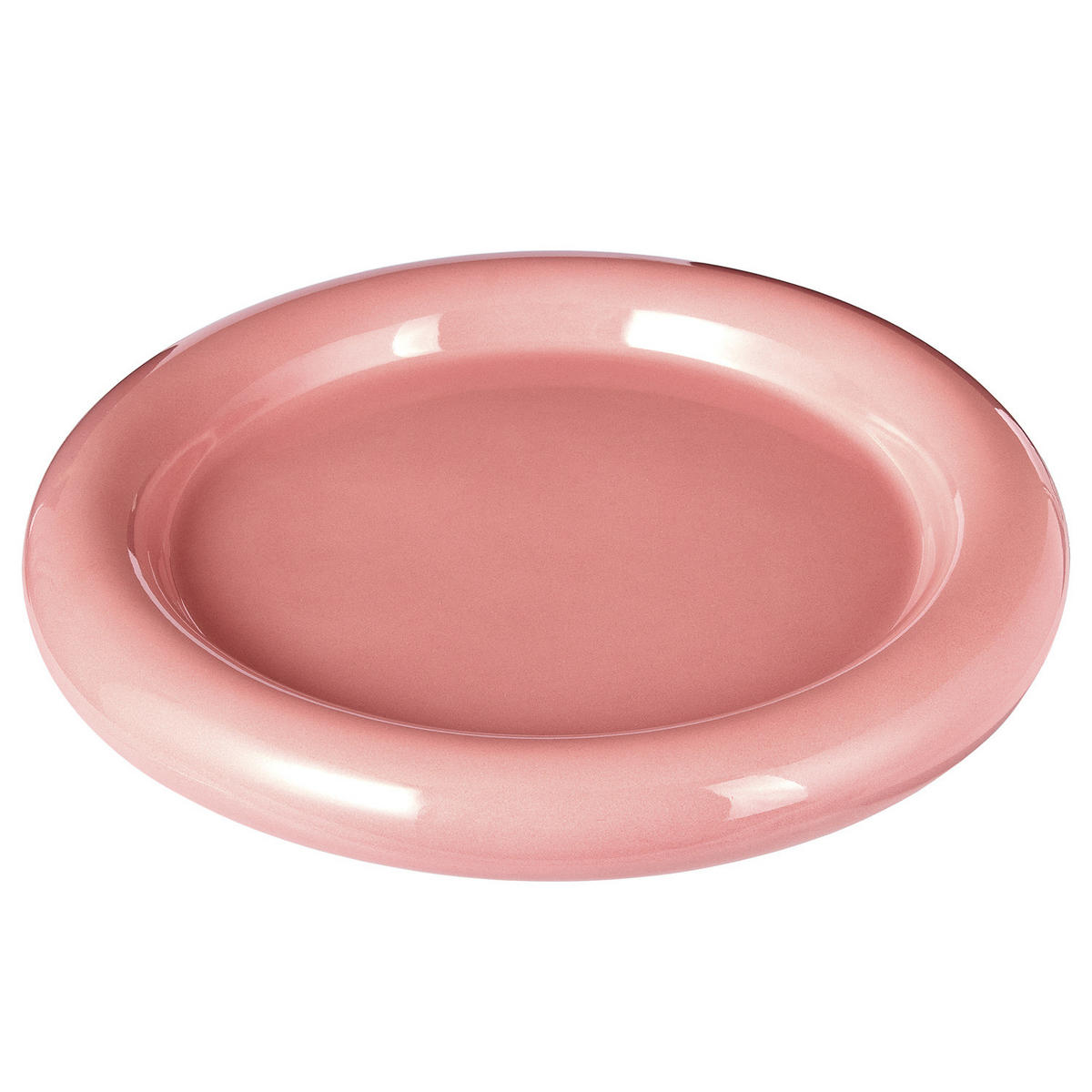 DINNERTELLER (2er Set) Groove - Rosa, Keramik (27/27/4cm) - Butlers